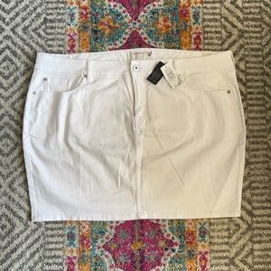 Torrid Denim Mini - WHITE